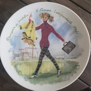 Limoges Paris Fashion Collectible Plate #11